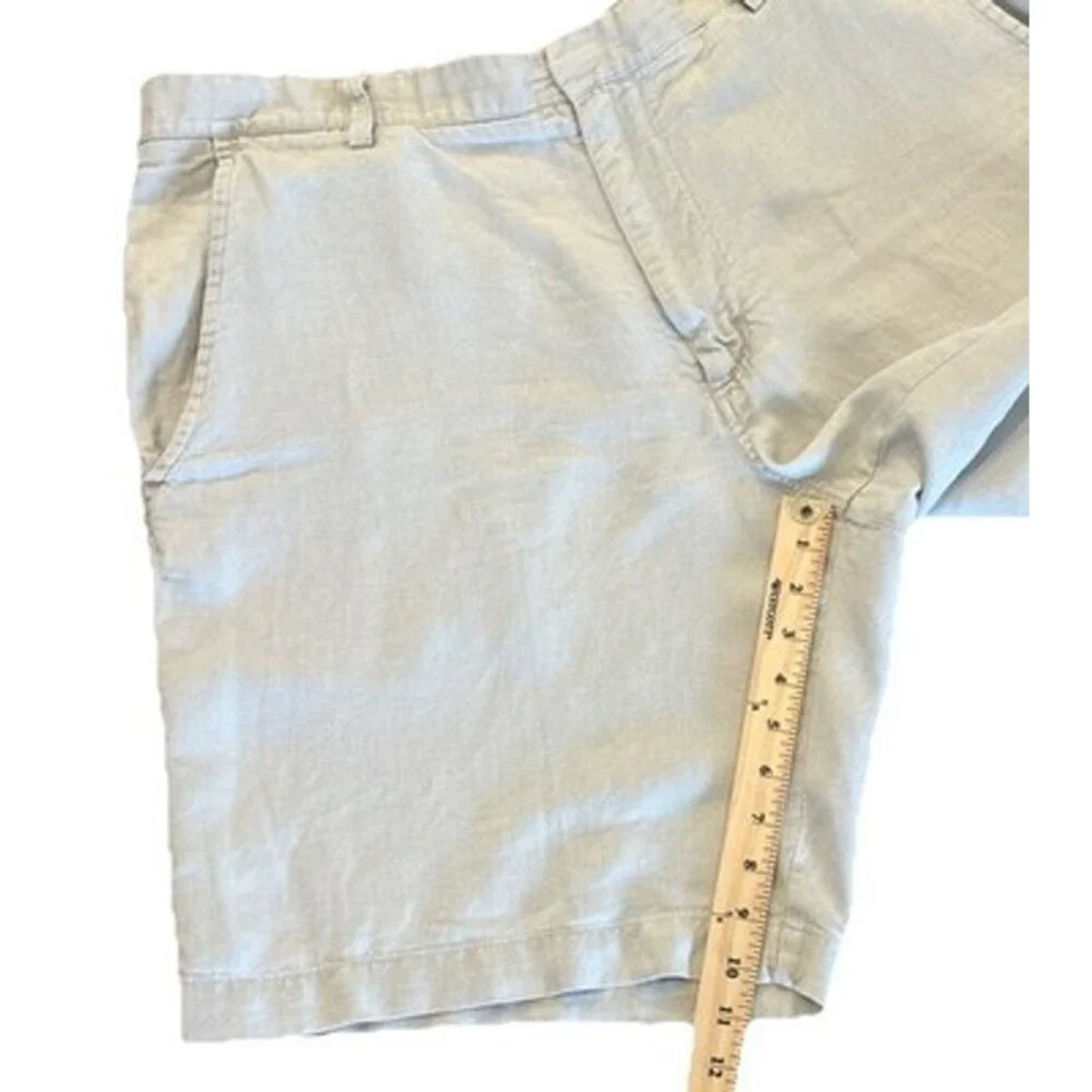 VTG Banana Republic 100% Linen Shorts Men's 38 Beige 10